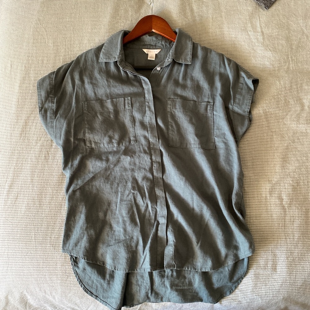 Caslon Gray Button Down Shirt